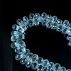 Topaz Natural Drop Briolette Cut Top Sky Blue Topaz 9x6,8x6mm Exceptional Quality Drilled Loose Gemstone