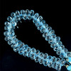 Natural Topaz Briolette Faceted Cut Drop Gemstone Beads | 8x6,9x6mm | FL Clarity | 70 Pcs 144 Carats | 7.5 Inch | Side Drilled | Jewelry Making