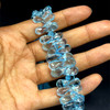 Topaz Natural Drop Briolette Cut 14x7-9x5mm Top Sky Blue Topaz Exceptional Quality Drilled Loose Gemstone