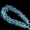 Topaz Natural Drop Briolette Cut Top Sky Blue Topaz 13x8-10x6mm Exceptional Quality Drilled Loose Gemstone
