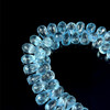 Topaz Natural Drop Briolette Cut 10x6,9x6mm Top Sky Blue Topaz Exceptional Quality Drilled Loose Gemstone