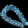 Natural Topaz | Briolette Faceted Cut | Drop Gemstone Beads | 10x7,11x7mm | FL Clarity | 88 Pcs 316 Carats | 8.3 Inch | Side Drilled | Jewelry Making