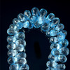 Natural Topaz Drop Briolette Cut 13x8-10x6mm Top Sky Blue Topaz Exceptional Quality Drilled Loose Gemstone