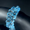 Natural Topaz Drop Briolette Cut 13x8-10x6mm Top Sky Blue Topaz Exceptional Quality Drilled Loose Gemstone