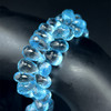 Topaz Natural Drop Briolette Cut 13x9-9x7mm Top Sky Blue Topaz Exceptional Quality Drilled Loose Gemstone