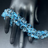 Topaz Natural Drop Briolette Cut 13x9-9x7mm Top Sky Blue Topaz Exceptional Quality Drilled Loose Gemstone