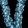 Topaz Natural Drop Briolette Cut 12x6-9x6mm Top Sky Blue Topaz Exceptional Quality Drilled Loose Gemstone