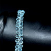 Topaz Natural Drop Briolette Cut 5x3,4x3mm Top Sky Blue Topaz Exceptional Quality Drilled Loose Gemstone