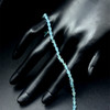 Aquamarine Natural Drop 5x3mm Briolette Cut VS Clarity Cascade Blue Color Drilled Drops Gemstone
