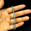 Aquamarine Natural Drop 5x3mm Briolette Cut VS Clarity Cascade Blue Color Drilled Drops Gemstone