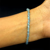 Aquamarine Natural Drop 5x3mm Briolette Cut VS Clarity Cascade Blue Color Drilled Drops Gemstone