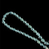 Aquamarine Natural Drop 7x5mm Briolette Cut VS Clarity Carolina Blue Color Drill Gemstone