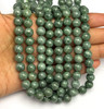 Jade Natural Plain Ball 8mm VVS Clarity Green Jade Drilled Smooth Loose Gemstone