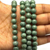 Jade Natural Plain Ball 8mm VVS Clarity Green Jade Drilled Smooth Loose Gemstone