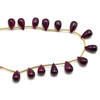 Natural Ruby Plain Drop 9x6-11x6mm Very Good Quality Drilled July Birthstone Loose Gemstone