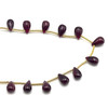 Natural Ruby Drop Plain Smooth 8x5-9x6mm VVS Clarity Drilled July Birthstone Loose Gemstone