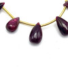 Natural Ruby Plain Drop 9x5-11x6mm Very Good Quality Drilled July Birthstone Loose Gemstone