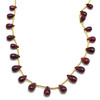 Natural Ruby Precious Gemstone Plain Drop 6x4-9x5mm VVS Clarity Smooth Side Drilled July Birthstone