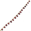 Natural Ruby Plain Drops 6x4-8x5mm VS Clarity Drilled July Birthstone Precious Gemstones