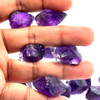 Amethyst Natural Rough 359 Carat Royal Purple 15 PCS set AAAAA Quality Gemstone Rocks