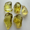 Lemon Quartz Uncut Rough Sulphur Yellow Color 53.86 Carats 32x20 to 36x22mm Loose Raw Natural Gemstone