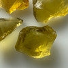 Lemon Quartz 76.53 Carats Uncut rough 36x19mm Sulphur Yellow Color Loose Raw Natural Gemstone