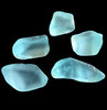 Natural Topaz Rough 46.74 Carats 5 Pcs Uncut 4A Grade Light Swiss Blue Color Gemstone Rocks