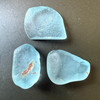Natural Topaz Rough 30.65 Carats 3 Pcs Uncut 4A Quality Light Swiss Blue Color Gemstone Rocks