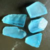 Natural Topaz Rough 96.62 Carats 5 Pcs Uncut 5A Quality Royal Swiss Blue Color Gemstone Rocks