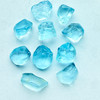 Natural Topaz Rough 40.78 Carats 10 Pcs Uncut 5A Grade Light Swiss Blue Color Gemstone Rocks