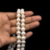 Freshwater Pearl 9mm Round Smooth Cut White Color 15 inch Strand June Birthstone
