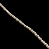 Freshwater Pearl 7.50mm Button Smooth Cut White Color 15.8 inch Strand June Birthstone