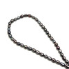 Freshwater Pearl Strand 6x4mm Drop & Button Smooth Cut Dark Grey Color 14.5 inch Pearl Birthstone