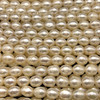 Freshwater Pearl Strand 9x7mm Drop & Button Smooth 47 PCS Ivory Color 15 inch Pearl Birthstone