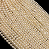 Freshwater Pearl Strand 9x7mm Drop & Button Smooth 47 PCS Ivory Color 15 inch Pearl Birthstone