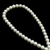 Freshwater Pearl Strand 7mm Off Round Smooth Cut Cold White Color 15.7 inch Pearl Birthstone