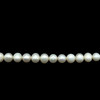 Freshwater Pearl Strand 8mm Off Round Smooth Cut Cold White Color 15.8 inch Pearl Birthstone