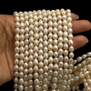 Freshwater Pearl Strand 7x5mm Drop & Button Smooth Cut Ivory Color 14.8 inch Pearl Birthstone