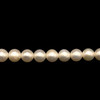 Freshwater Pearl 7mm Roundel Smooth Cut Creamy White Color 15.5 inch Strand