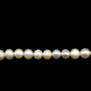 Freshwater Pearl 7mm Off Round Smooth Cut Cream Color 15.6 inch Strand