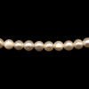 Freshwater Pearl 7.50mm Round Smooth Cut Creamy White Color 16 inch Strand