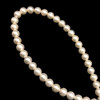 Freshwater Pearl 7.50mm Round Smooth Cut Creamy White Color 16 inch Strand