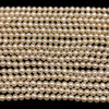 Freshwater Pearl 6mm Round Smooth Cut Ivory Color 16 inch Strand June Birthstone