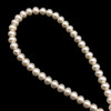 Pearl Freshwater 8mm Off Round Smooth Cut Bridal White Color Loose Strand