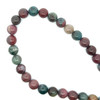 Jasper Semiprecious 11.5 mm Ball Plain Cut Multi Color Loose Gemstone Beads