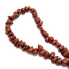 Jasper Semiprecious Variant Size Tumble Plain Cut Brick Color Loose Gemstone Beads