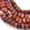 Jasper Semiprecious 15x11x9 mm Tumble Plain Cut Brick Color Loose Gemstone Beads