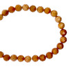 Jade Semiprecious 16 mm Ball Facet Cut Honey Color Loose Gemstone Beads