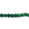 Jade Semiprecious 6 mm Ball Plain Cut SI Clarity Hunter Green Color Loose Gemstone