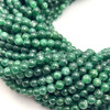 Jade Semiprecious 6 mm Ball Plain Cut SI Clarity Hunter Green Color Loose Gemstone